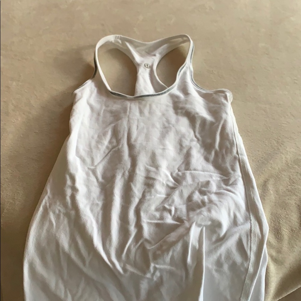 White Lululemon Tank Top